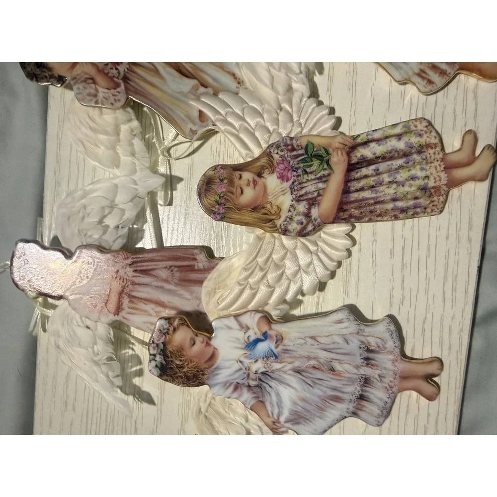 Bradford Editions Dona Gelsinger Heaven's Little Angels Ornament Set of 6